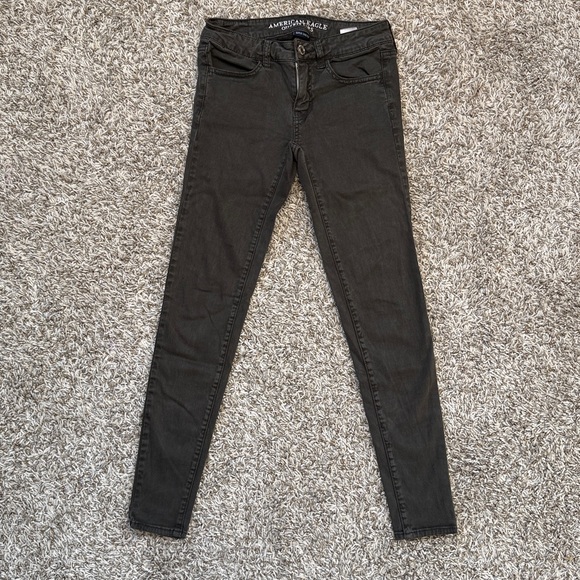 American Eagle Outfitters Skinny Jeans Gray size 2 - Picture 2 of 9